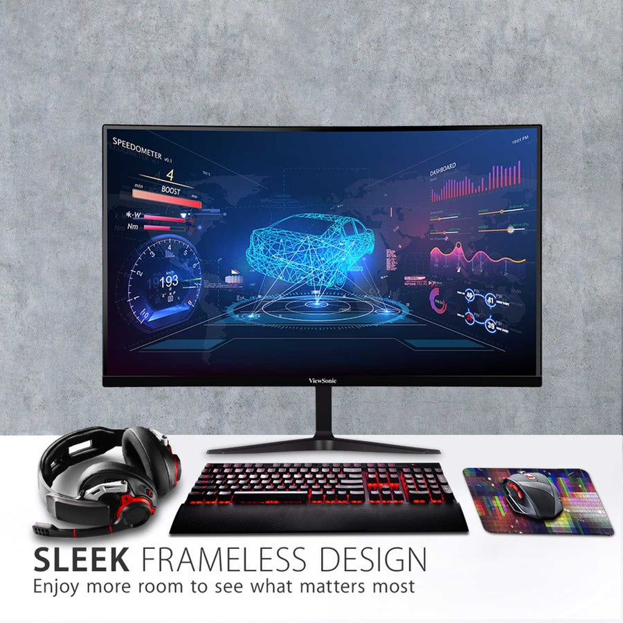 Viewsonic 27" Display, MVA Panel, 1920x1080 Resolution