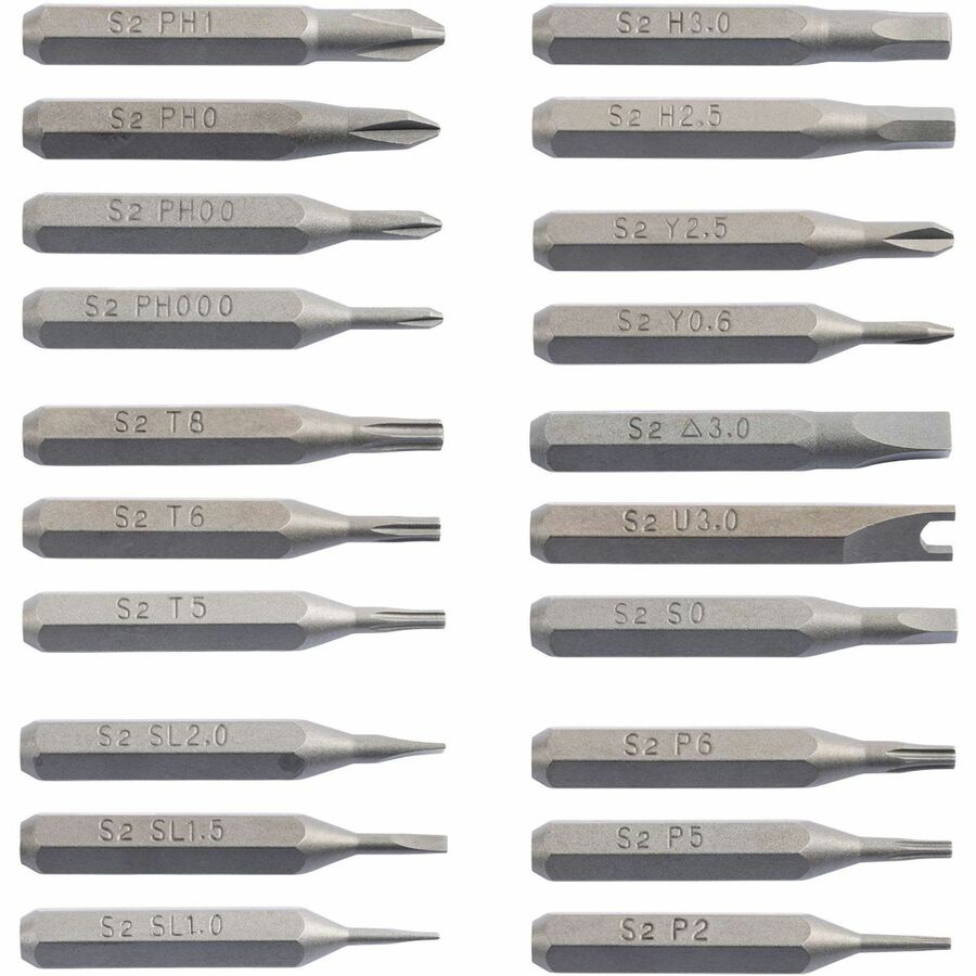 StarTech.com 20-Bit Electric Precision Screwdriver Set, Cordless/Battery Powered, Magnetic Bit Driver Kit for Laptop/Computer/Phone Repair
