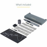 StarTech.com 55-Bit Electric Precision Screwdriver Set, Cordless/Battery Powered, Magnetic Bit Driver Kit for Laptop/Computer/Phone Repair