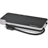 StarTech.com USB C Multiport Adapter, USB-C to 4K HDMI or VGA Video with 100W PD Pass-through, 10Gbps USB Hub/MicroSD/GbE, USB-C Mini Dock
