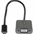 StarTech.com USB C to VGA Adapter, 1080p USB Type-C to VGA Adapter Dongle, USB-C to VGA Monitor/Display Video Converter, 12" Long Cable