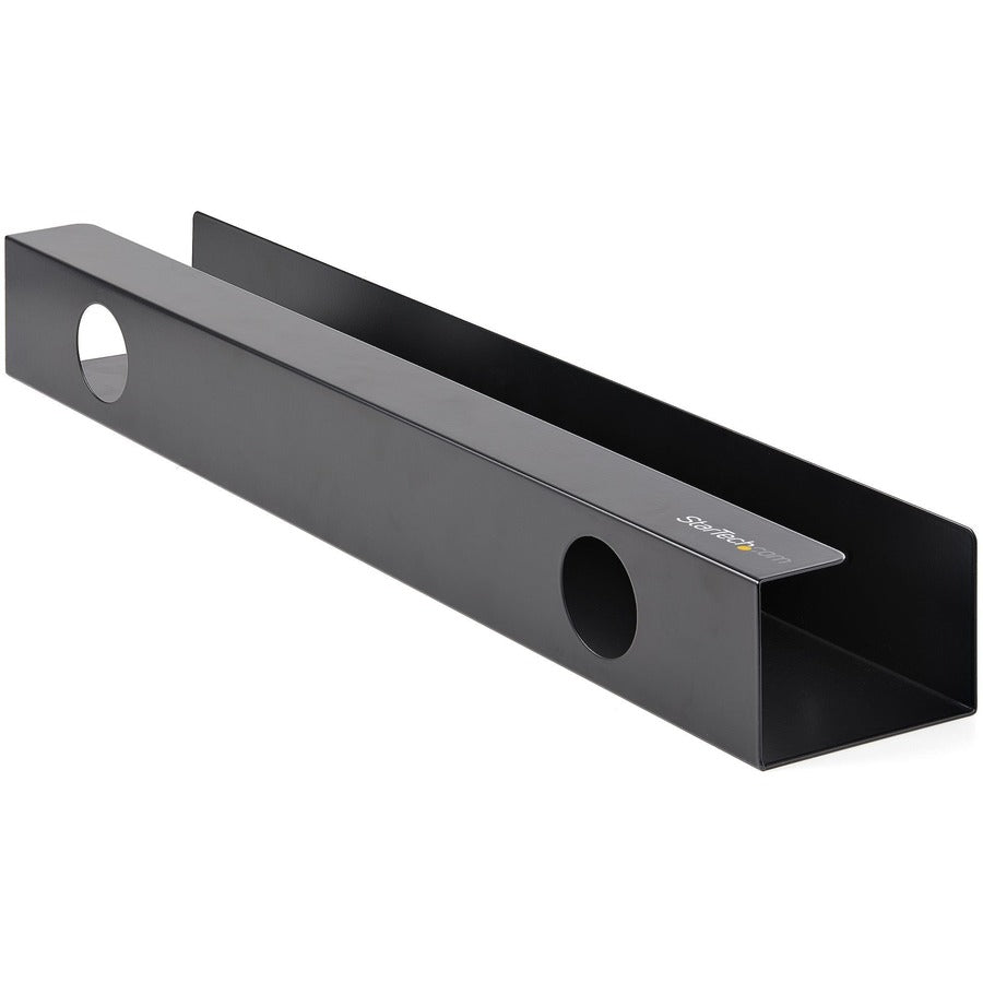 StarTech.com Under Desk Cable Management Tray, Cable Tray Organizer/Manager, Desk/Table Mount, Cord/Power Strip Holder, 23-1/2"L x 4-1/2"D