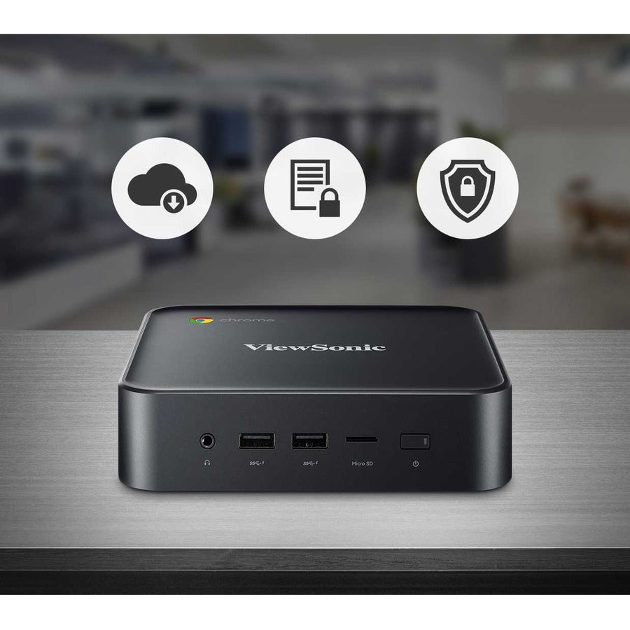 ViewSonic NMP760 Chromebox - Intel Celeron 5205U - 8 GB - 64 GB Flash Memory Capacity