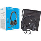 Casque filaire supra-auriculaire Logitech Zone 750 avec microphone antibruit