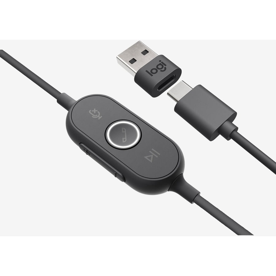 Casque filaire supra-auriculaire Logitech Zone 750 avec microphone antibruit