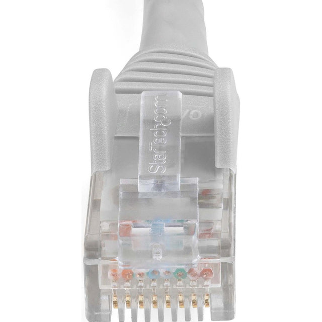 StarTech.com 25ft (7.6m) CAT6 Ethernet Cable, LSZH (Low Smoke Zero Halogen) 10 GbE Snagless 100W PoE UTP RJ45 Gray Network Patch Cord, ETL
