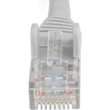 StarTech.com 30ft (9m) CAT6 Ethernet Cable, LSZH (Low Smoke Zero Halogen) 10 GbE Snagless 100W PoE UTP RJ45 Gray Network Patch Cord, ETL
