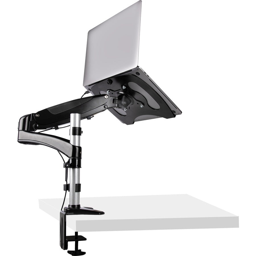 StarTech.com Desk Mount Laptop Arm, Full Motion Articulating Arm/Stand for Laptop or 34" (17.6lb/8kg) Monitor, VESA Mount Laptop Tray
