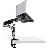 StarTech.com Desk Mount Laptop Arm, Full Motion Articulating Arm/Stand for Laptop or 34" (17.6lb/8kg) Monitor, VESA Mount Laptop Tray

