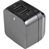Chargeur mural USB 2 ports StarTech.com, hub de charge mural 17 W (ports 2,4 A et 1 A), adaptateur secteur double USB-A, chargeur portable pour téléphones/tablettes