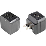 Chargeur mural USB 2 ports StarTech.com, hub de charge mural 17 W (ports 2,4 A et 1 A), adaptateur secteur double USB-A, chargeur portable pour téléphones/tablettes