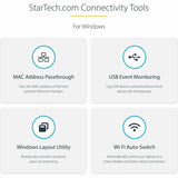 StarTech.com USB C Mini Dock for iPad Pro, Tablets & Smartphones, USB-C Docking Station, 4K HDMI, 27W Power Delivery, 3-Port USB Hub, GbE