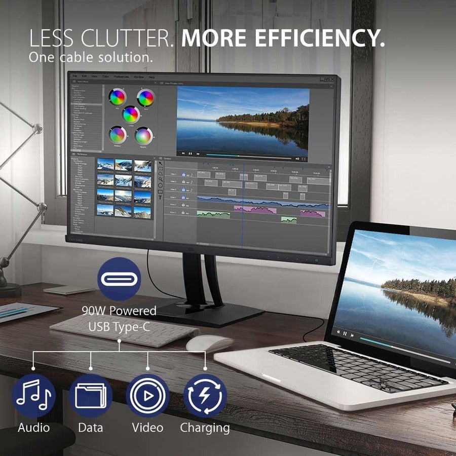 ViewSonic ColorPro VP2768a-4K 27" Class 4K UHD LED Monitor - 16:9 - Black