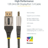 Câble DisplayPort 1.4 certifié VESA de 4 m (13 pi) de StarTech.com