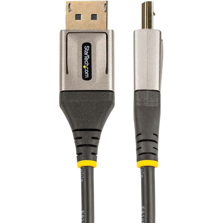 StarTech.com 16ft (5m) VESA Certified DisplayPort 1.4 Cable, 8K 60Hz HDR10, UHD 4K 120Hz Video, DP to DP Monitor Cord, DP 1.4 Cable, M/M