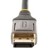 StarTech.com 16ft (5m) VESA Certified DisplayPort 1.4 Cable, 8K 60Hz HDR10, UHD 4K 120Hz Video, DP to DP Monitor Cord, DP 1.4 Cable, M/M