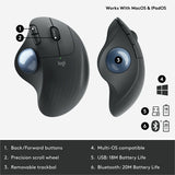 Logitech Ergo M575 pour entreprises (graphite) - Boîte marron
