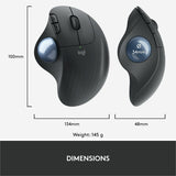 Logitech Ergo M575 pour entreprises (graphite) - Boîte marron