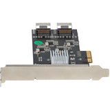StarTech.com 8 Port SATA PCIe Card, PCI Express 6Gbps SATA Expansion Card with 4 Controllers, PCI-e x4 Gen 2 to SATA III Adapter Card