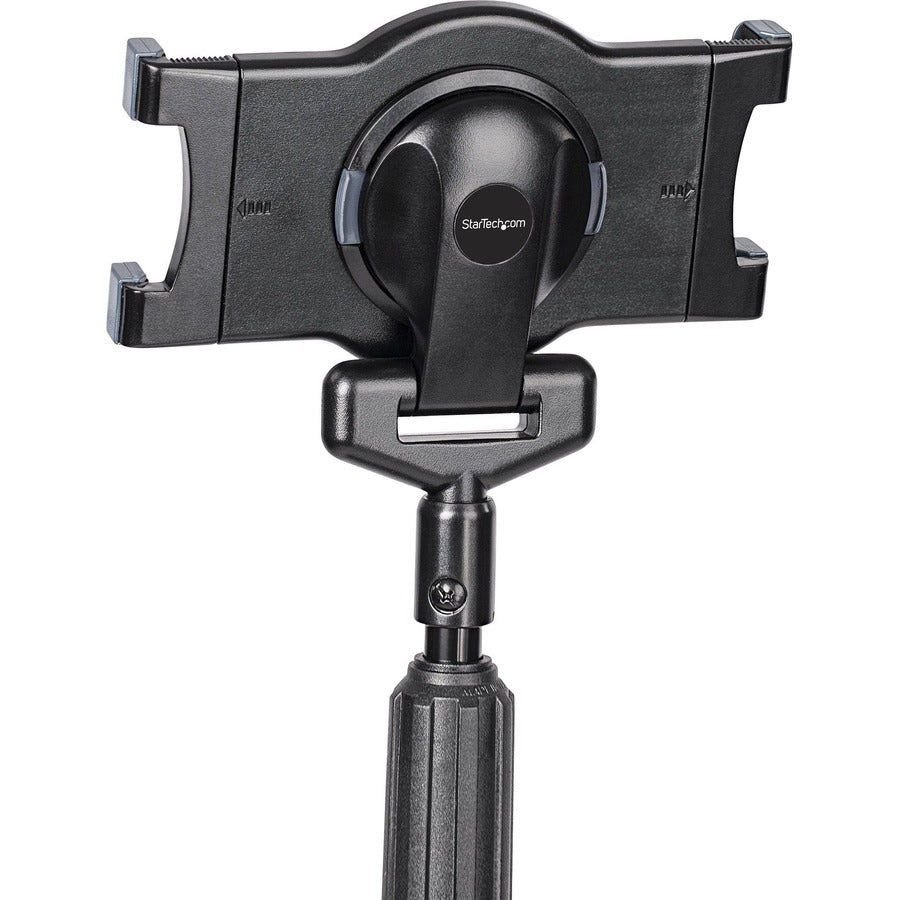 StarTech.com Mobile Tablet Stand with wheels, Height Adjustable Cart, Universal Rolling Tablet Stand for 7 - 11in w/ Detachable Holder, TAA