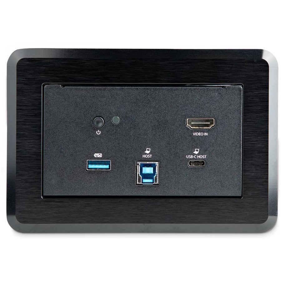 StarTech.com Conference Room Docking Station, In-Table Universal Laptop Dock, HDMI/60W PD/USB Hub/GbE/Audio, Huddle/Boardroom Connectivity