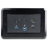 StarTech.com Conference Room Docking Station, In-Table Universal Laptop Dock, HDMI/60W PD/USB Hub/GbE/Audio, Huddle/Boardroom Connectivity