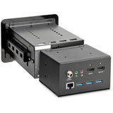 StarTech.com Conference Room Docking Station, In-Table Universal Laptop Dock, HDMI/60W PD/USB Hub/GbE/Audio, Huddle/Boardroom Connectivity