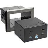 StarTech.com Conference Room Docking Station, In-Table Universal Laptop Dock, HDMI/60W PD/USB Hub/GbE/Audio, Huddle/Boardroom Connectivity