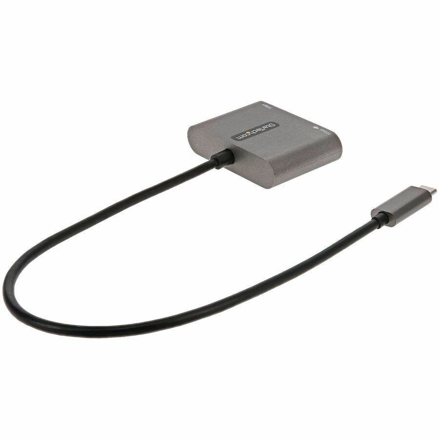 StarTech.com USB C Multiport Adapter, USB-C to HDMI 4K, 100W PD Pass-Through, USB 3.0 Hub 5Gbps (1xC/1xA), USB-C Mini Dock/Travel Dock 