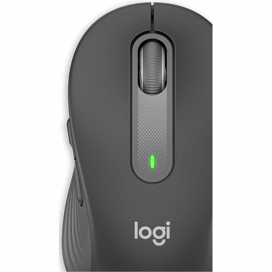 Logitech Signature M650 L Full Size Wireless Mouse - For Large Sized Hands, 2-Year Battery, Silent Clicks, Customizable Side Buttons, Bluetooth, Multi-Device Compatibility (Graphite)
