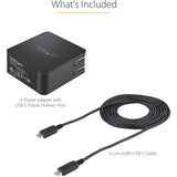 Chargeur mural USB-C StarTech.com, 60 W PD avec câble de 2 m, chargeur portable USB-C pour ordinateur portable, adaptateur universel, certifié USB IF/ETL