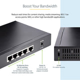 StarTech.com Unmanaged 2.5G Switch, 5 Port 2.5GBASE-T Unmanaged Ethernet Switch, Desk | Wall Mount Kit, Compatible w/ 10/100/1000Mbps devices