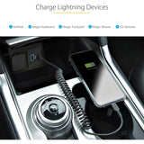Câble USB-C vers Lightning StarTech.com de 1 m (3 pi), certifié MFi, câble spiralé pour chargeur iPhone, noir, gaine TPE durable en fibre d'aramide