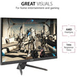 ViewSonic Entertainment VX2267-MHD 22" Class Full HD LED Monitor - 16:9 - Black