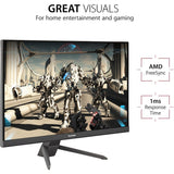 ViewSonic Entertainment VX2267-MHD 22" Class Full HD LED Monitor - 16:9 - Black