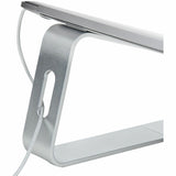 StarTech.com Laptop Stand for Desk, Supports 5kg / 11lb, Aluminum, Silver, Ergonomic Laptop Riser, Portable Laptop Holder for Desk