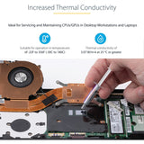 StarTech.com Thermal Paste, Pack of 5 Syringes (1.5g/ea), Metal Oxide Heat Sink Compound, CPU Paste