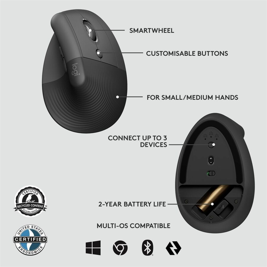 Logitech Lift Ergo Mouse