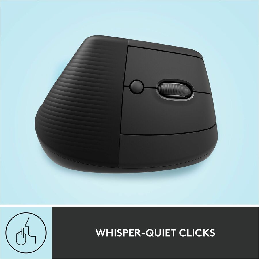 Souris ergonomique verticale Logitech Lift (graphite)