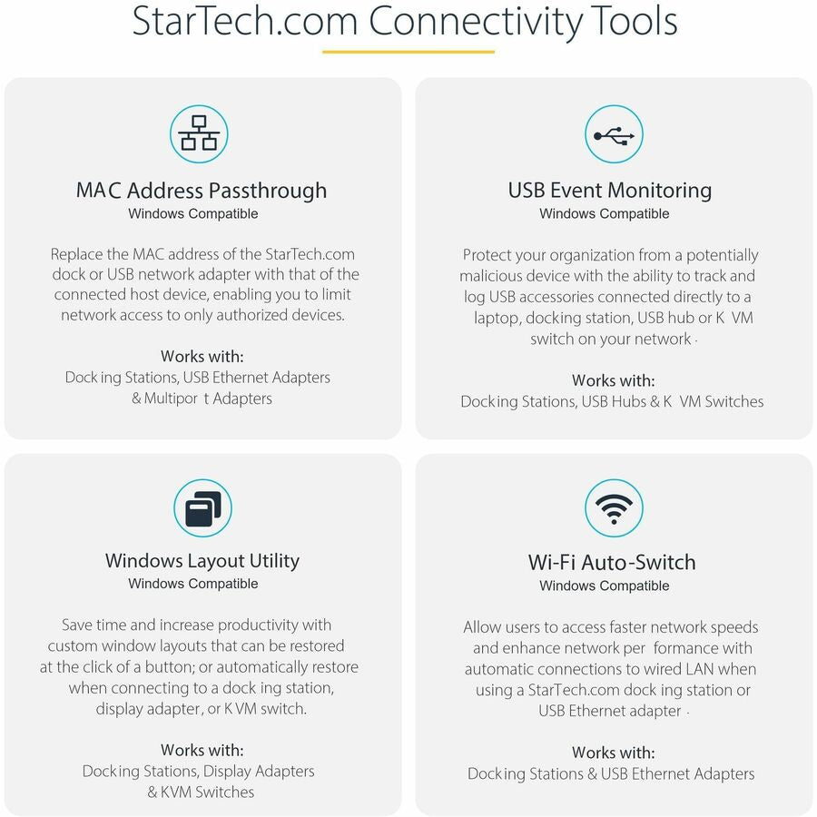 StarTech.com USB C Multiport Adapter, Dual HDMI, 4K 60Hz, 2x 5Gbps USB-A Hub, 100W Power Delivery, GbE, SD/MicroSD, USB C Mini Dock