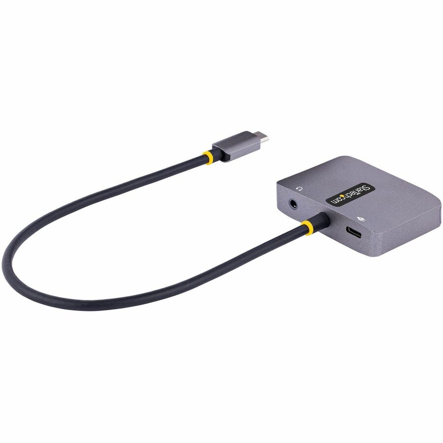Adaptateur vidéo USB-C StarTech.com, adaptateur multiport USB-C vers HDMI VGA, audio 3,5 mm, 4K 60 Hz HDR, 100 W PD 3.0 PT, adaptateur d'affichage USB-C