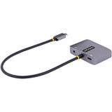 Adaptateur vidéo USB-C StarTech.com, adaptateur multiport USB-C vers HDMI VGA, audio 3,5 mm, 4K 60 Hz HDR, 100 W PD 3.0 PT, adaptateur d'affichage USB-C