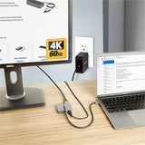 Adaptateur vidéo USB-C StarTech.com, adaptateur multiport USB-C vers HDMI VGA, audio 3,5 mm, 4K 60 Hz HDR, 100 W PD 3.0 PT, adaptateur d'affichage USB-C
