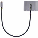 Adaptateur vidéo USB-C StarTech.com, adaptateur multiport USB-C vers HDMI VGA, audio 3,5 mm, 4K 60 Hz HDR, 100 W PD 3.0 PT, adaptateur d'affichage USB-C