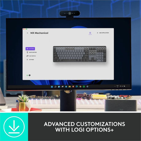 Logitech MX Mechanical Wireless Illuminated Performance Keyboard (Linear) (Graphite)