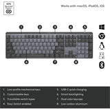 Logitech MX Mechanical Wireless Illuminated Performance Keyboard (Linear) (Graphite)