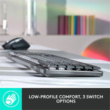 Logitech MX Mechanical Wireless Illuminated Performance Keyboard (Clicky) (Graphite)
