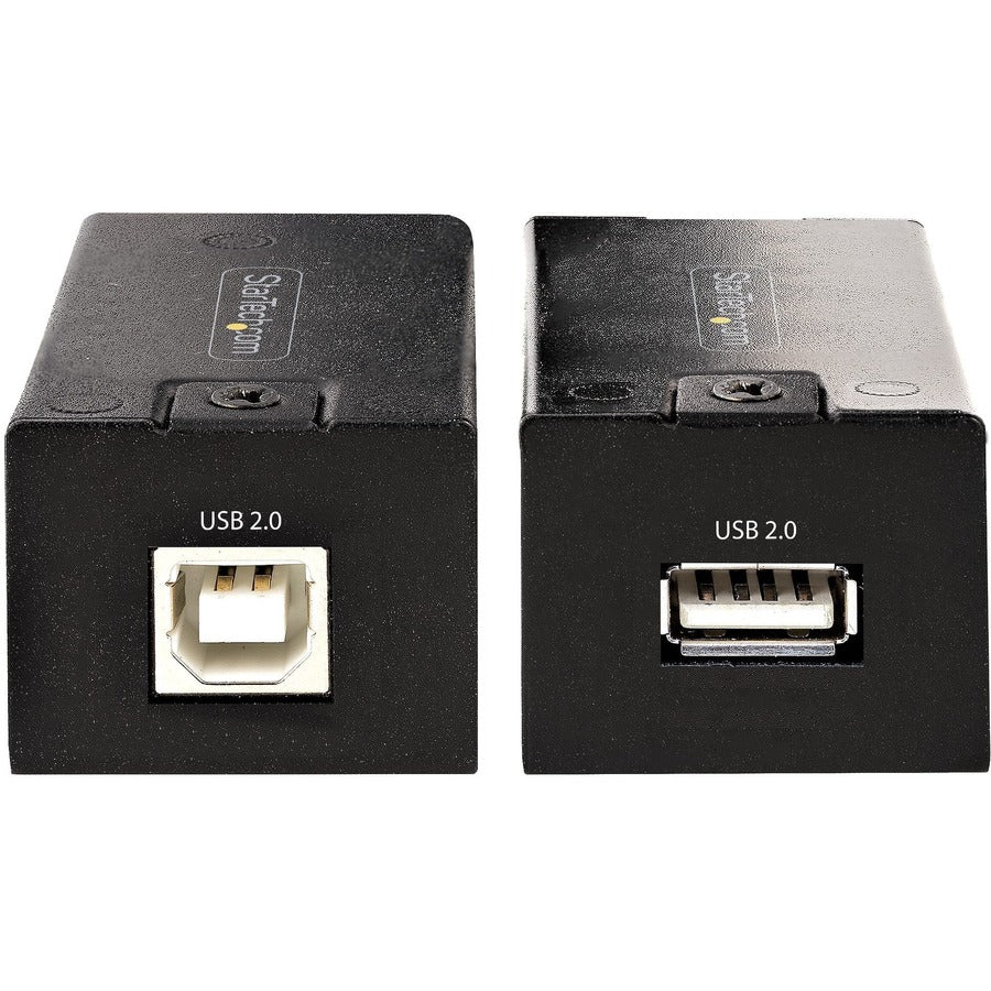 StarTech.com 150m (492ft) USB 2.0 Extender over Cat5e/Cat6 Ethernet Cable, Externally Powered USB Extender/Adapter via RJ45/Network Cable