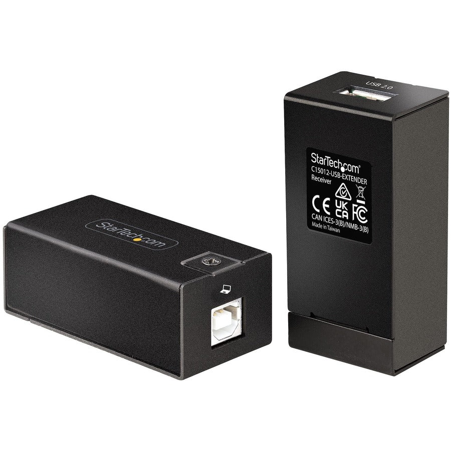StarTech.com 150m (492ft) USB 2.0 Extender over Cat5e/Cat6 Ethernet Cable, Externally Powered USB Extender/Adapter via RJ45/Network Cable