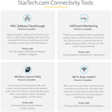 StarTech.com USB C Multiport Adapter, 4K 60Hz HDMI HDR10 Video, 3 Port 5Gbps USB 3.2 Hub, 100W PD PassThrough, GbE, Mini Travel Dock